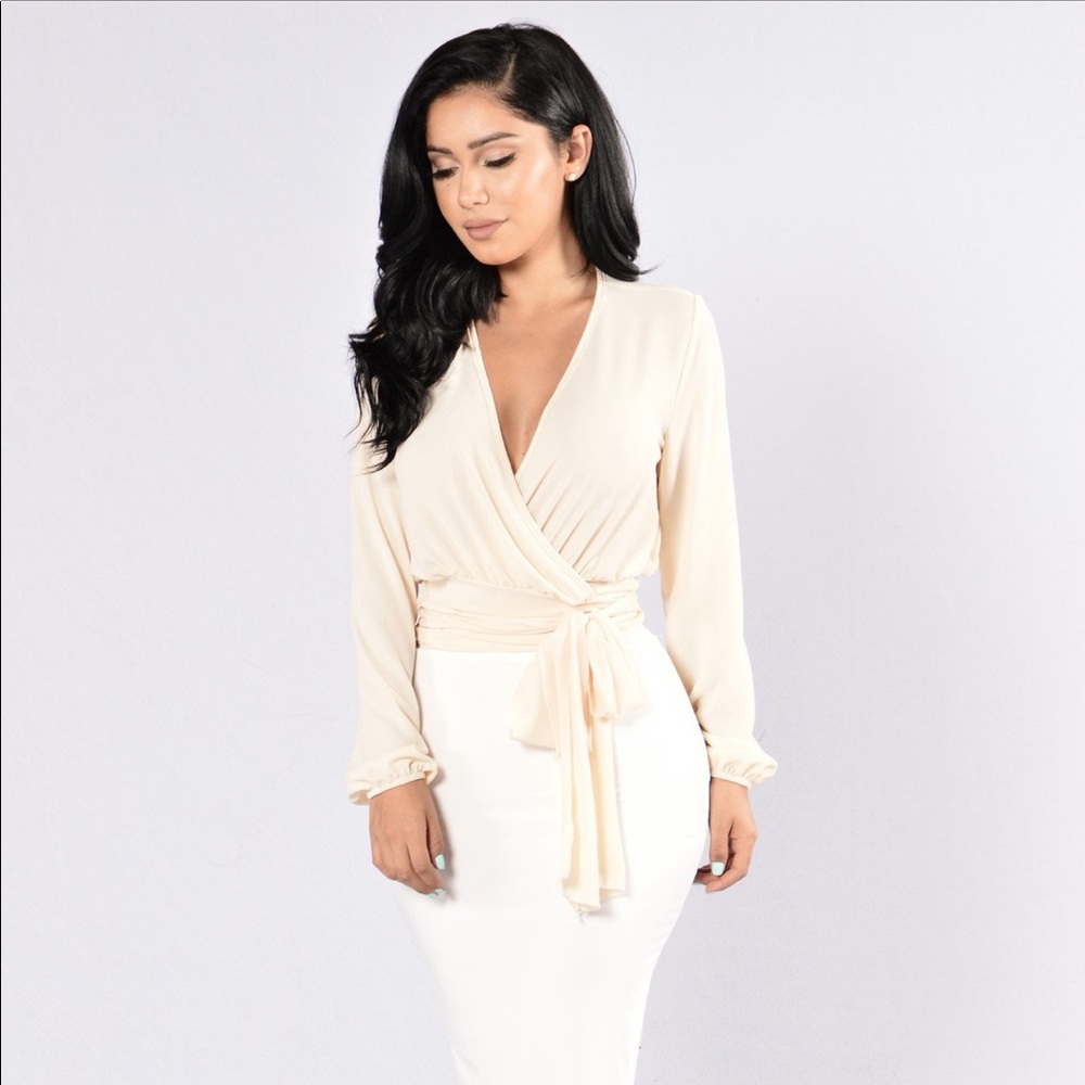 Fashion Nova Little White Lies Top
